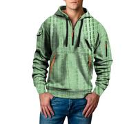 Uwdiohq Sudaderas Hombres con Capucha Sudadera De Manga Larga para Hombre, Estilo Otoño, Estampado 3D. Camiseta Exteriores. Renos (Hot Pink, L) Gym Hombre Cortavientos Mangas El Sol Ropa Kit