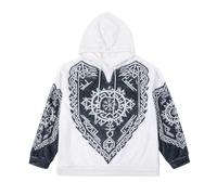 Uwdiohq Sudaderas Hombres con Capucha Sudadera Deportiva Informal para Hombre, Nueva, De Material Optimizado. Raras (White, M) Ropa Playa Mangas Proteccion Solar Gym Hombre Oversized Camisa