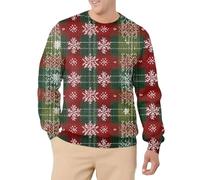Uwdiohq Sudaderas Hombres con Capucha Sudadera Navideña para Hombre, Cuello, Manga Larga, Estampado De Árbol Festivo, Ideal Las Invierno. Mejores Amigas (Watermelon Red, L) Gym Hombre Kit Pesca