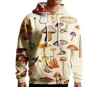 Uwdiohq Sudaderas Hombres con Capucha Sudadera Y Estampado Informal para Hombre, Camiseta Retro De Manga Larga Mensaje Adoración A Dios Amor Deportiva Hombre (Blackish Green, S) Parka Ropa