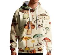 Uwdiohq Sudaderas Hombres con Capucha Sudadera Y Estampado Informal para Hombre, Camiseta Retro De Manga Larga Mensaje Adoración A Dios Amor Deportiva Hombre (Army Green, XXXL) Jersey Corta