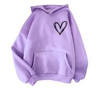 Uwdiohq Sudaderas Mujer Oferta Sudadera Capucha Chaqueta Otoño Mujer Chaqueta Delgada Mujer Sudaderas Verdes Mujer Jersey De Corazones Mujer Sudadera Smiley Mujer Ofertas Flash del Dia Hoodie Mulher