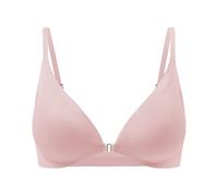 Uwdiohq Sujetador De Mujer En Algodón Transpirable Non Marking Sexy Large Size Lingerie Women's Thin of Small Breasts Gathered Adjustable Front Buckle Back Bra Sujetadores Deporte (Pink, S)