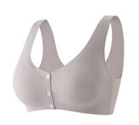 Uwdiohq Sujetador Reductor para Mujer Minimizador Women's Fashionable and Casual Solid Color Underwear Skin Friendly Comfortable High Elastic Vest Style Large Size Bra Sujetadores Grandes (Gy2,