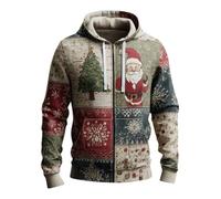 Uwdiohq Top Terciopelo Amor En Navidad Y Oh Venid Déjanoslo Camisetas Chaqueta Verano Hombre (Green, XXL) Sudadera Cremallera Camiseta Sin Mangas Gym Ropa Playa Moto Protecciones Men's Clothing