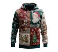 Uwdiohq Top Terciopelo Amor En Navidad Y Oh Venid Déjanoslo Camisetas Chaqueta Verano Hombre (Light Green, XL) Ropa De Trabajo Sudaderas Hombres Cremallera Gym Entretiempo Men's Clothing para