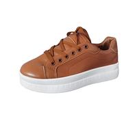 Uwdiohq Zapatillas cómodas Mujer Zapatos Casuales de Cordones Mujer y para | Botas Planas Mujer Zapatos Barefoot Bota Botin Plano Boots Galochas Mulher Pikolinos Pelo In vierno Lazo Camper De Botines