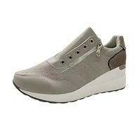 Uwdiohq Zapatillas Fitness Mujer Zapatos con Mallas Fondo de Casuales de | Botines Mujer Tacon Botas De Invierno Hombre Zapatillas Deportivas Botin Plano Termicas In vierno Pelo Piel Tipo Militar