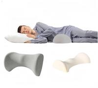 Uwenkjie Almohada de apoyo lumbar, almohada de espalda para cama, alivia el dolor de espalda baja, soporte lumbar de forma ergonómica, almohada para dolor de espalda, almohada de ciática para dormir