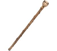 UWEOTYYY Bastón de Calavera, Bastones Decorativos de Cabeza de pájaro de 51 Pulgadas, plástico y Palo para Caminar de Goma para Accesorio de Cosplay de Halloween, Palo para Caminar