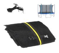 UWEOTYYY Red de Seguridad del trampolín, Red de reemplazo de de trampolín 8 pies Neta de Seguridad con Correas Ajustables y 2 Cremalleras para 6 Polos Rectos Trampolines Redondos Solo Trampolines