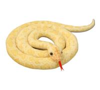 UWEOTYYY Snake Relleno Peluche, Animal Relleno de Serpiente 74.8 '' Long Python Plush Lave Lave Laving Toy Sofna Fake Snakes Feat Fake Fait para Abril de Fool Day, Amarillo