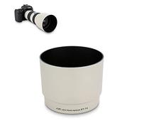 uWinKa Parasol de Lente para cámara Canon EF 70 - 200 mm f/4L IS USM Lente Perfectamente sustituye a Canon ET-74 Parasol Reverse attaching-White 1 Unidades