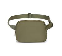 Uwiyo Bolsa de Bum para Mujeres, Crossbody Fanny Pack Belt Bag Cintura de Nylon Bag de Cintura de Cadera con Correa Ajustable para Caminar en Bicicleta de Viaje al Aire Libre (Caqui Verde)