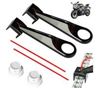 UWJOWP 2 Herramientas de Aceite para Cadena de Moto, Engrasador de Cadena con Boquilla Pulverizadora, de PP Ligero y Duradero, 2 en 1 Limpieza y Lubricación