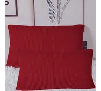 UWOBTN 2 Piezas Fundas de Almohada 40x60 50x70，Funda Cojín 45x45/40x40/40x60cm Cómoda Cubiertas Cojines Elástica Decorativa con Cremallera para Sofá, Dormitorio, Silla(Q,55x55cm(Pack of 2))