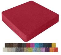 UWOBTN Cojines de Asiento Oficina 40x40 45x45 50x50 Cuadrado Cojin para Silla Cocina Antideslizante Grande Cojin De Suelo para Comedor Patio Bistro Jardín Interior Exterior Hogar(Colour17,45x45x10cm)