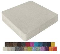 UWOBTN Cojines de Asiento Oficina 40x40 45x45 50x50 Cuadrado Cojin para Silla Cocina Antideslizante Grande Cojin De Suelo para Comedor Patio Bistro Jardín Interior Exterior Hogar(Colour4,50x50x10cm)