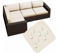 UWOBTN Exterior Funda Impermeables De Cojín De Asiento Sofá con Cremallera Cubiertas Cojines para Jardín Protector Cojín Asientos De Patio para Interior Exterior Muebles De Ratán(Color 2,50x55x10cm)