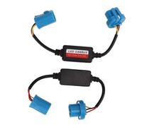 UWSCVM 2 Piezas De Decodificador De Faros De Automóvil 9007 HB5 Enchufe 12V DC Error Anti Flicker Resistor Cancelador para Faros LED O Luz Antiniebla