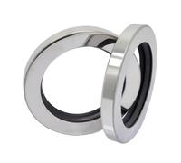 UWUKCJOKQ 1 Pieza 55 * 72 8 Sello de Aceite con Carcasa Acero Inoxidable Repuestos for compresor Aire Tornillo Labio Simple y Doble(55x72x8 Cdlccwbk)