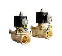 UWUKCJOKQ 1 Pulgada 1-1/4 Pulgadas NPT BSP latón N/C 12v válvula solenoide DN25 DN32 EPDM Sello de Alta Temperatura(Npt-12vdc,1-1/4 Inch)