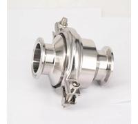 UWUKCJOKQ Ajuste de Tubo de 45mm OD x Tri Abrazadera 2 "virola OD 64mm 304 válvula de retención Sanitaria de Acero Inoxidable unidireccional sin Retorno