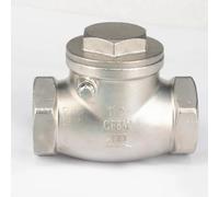 UWUKCJOKQ DN10 1-1/2 "Rosca Hembra 304 válvula de retención oscilante Acero Inoxidable unidireccional sin Retorno 229