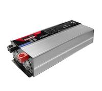 UWUKCJOKQ Inversor de Corriente 1000 W, 1500, 2000 o 3000, 12 V/24 V CC a 110 V/220 CA, Onda sinusoidal Pura, con 2 Tomas alterna y 6 Puertos USB(12Vto220V,3000W)