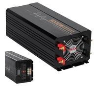 UWUKCJOKQ Inversor de Potencia Onda sinusoidal Pura 5000 W, convertidor for Coche 12 V, 24 y 48 CC a 110 220 CA, con 2 Tomas Corriente alterna, Puerto USB,1 A Alta(12Vto110V)