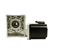 UWUKCJOKQ Kits de Motor Paso a Bucle Cerrado NEMA 5 NM con Engranaje helicoidal 86HSEWG80 y servocontrolador híbrido Control numérico computarizado(Ratio 100 to 1,Without Output Shaft)