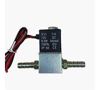 UWUKCJOKQ Válvula de compresor normalmente cerrada, válvulas solenoides de aluminio neumáticas CC 12 V 24 V 110 V 220 V voltaje 2 vías 1 pieza (juego de 10 mm, 220 V CA)