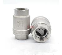 UWUKCJOKQ Válvula de retención Vertical Acero Inoxidable 304, unidireccional, sin válvula, 1/2", 3/4", 1", 1,2",5" y(1l2)