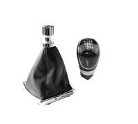 UWVSQBMPE Pomo Cambio Manual Perilla Cambio Marchas Cabezal Cubierta la Palanca Cambios para Ford para Kuga I para MK1 2008-2012 para C-MAX 2007-2010 Perilla Engranaje(6 Speed Black)