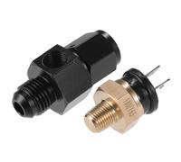 uxcell 1 juego de adaptador de ajuste de interruptor de ventilador de refrigeración de temperatura del motor 6AN 180'F On-165'F Off