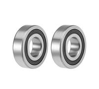 uxcell 1640-2RS - Rodamientos de bolas de ranura profunda Z2 7/8 x 2 x 9/16 pulgadas, acero cromado de doble sellado (2 unidades)