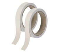 uxcell 2 cintas adhesivas de PVC de 0.75 pulgadas x 33 pies, tiras de vinilo flexibles para reparación de arañazos de gabinetes, restauración de muebles, manualidades, bricolaje, color crema
