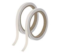 uxcell 2 cintas adhesivas de PVC de 1 cm x 10 m, tiras de vinilo flexibles para reparación de arañazos de gabinetes, restauración de muebles, manualidades, bricolaje, color crema