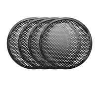 Uxcell 4 Piezas de 6.5 Pulgadas Parlante de Rejilla de Metal Audio Subwoofer Protector de Pantalla con Clips, Tornillos