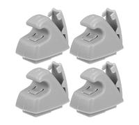 uxcell 4 retenedores de clip de plástico gris para visera solar No.95994975/95994976/15882854 para Chevrolet Cruze 2011-2016
