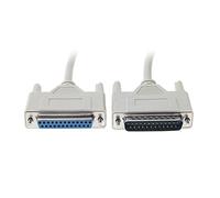 Uxcell - a10031700ux0101 DB25 25 pines macho a hembra serial paralelo cable de extensión de impresora 2,6 m