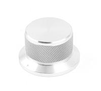 Uxcell a15020500ux0447 CNC - Pomo de control de potenciómetro (aleación de aluminio, agujero de 6 mm, 44 mm)