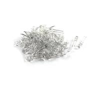 Uxcell a15050500ux0653 LED Bright Light Lamp Emitting Diode, 70 Piece, DC 3V-6V, 5 mm, White js