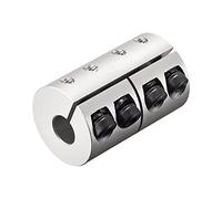 uxcell Acoplamiento de eje de 7 mm a 9 mm Acoplador de 25 mm x 40 mm Motor de unión de aleación de aluminio para impresora 3D CNC Máquina DIY Encoder