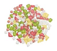 uxcell Azulejos de mosaico de vidrio de 200 g, azulejos de cerámica irregulares pequeños de cristal roto formas mixtas, piezas de vidrio para manualidades, marcos de fotos a granel, macetas (0.4 x 0.4