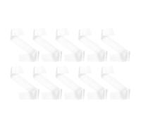 uxcell Banda de satén en blanco, 16 bandas de satén en blanco, accesorio para ceremonias de graduación, cumpleaños, boda, color blanco