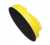 uxcell Bloque de lijado manual de gancho y bucle Disco de lijado con detalle redondo de 5 pulgadas Placa de respaldo de espuma de PU Lijadora manual para pulido de detalles