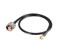 uxcell Cable coaxial N macho a RP-SMA macho Pigtail Cable 50 Ohm RG58