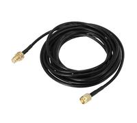 uxcell Cable de extensión SMA macho a SMA hembra, cable coaxial RF RG174 de 10 pies