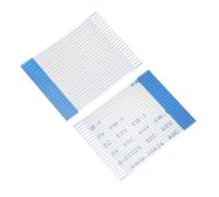 uxcell Cable plano flexible, 30 mm, 1 mm, paso de 22 pines, FPC, FFC, cable de cinta flexible para TV LCD, coche, reproductor de DVD, 5 unidades (tipo B)